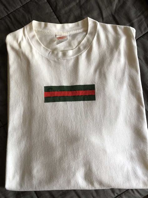 supreme gucci box logo tee replica|supreme logos.